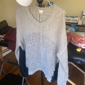 Slouch knit sweater